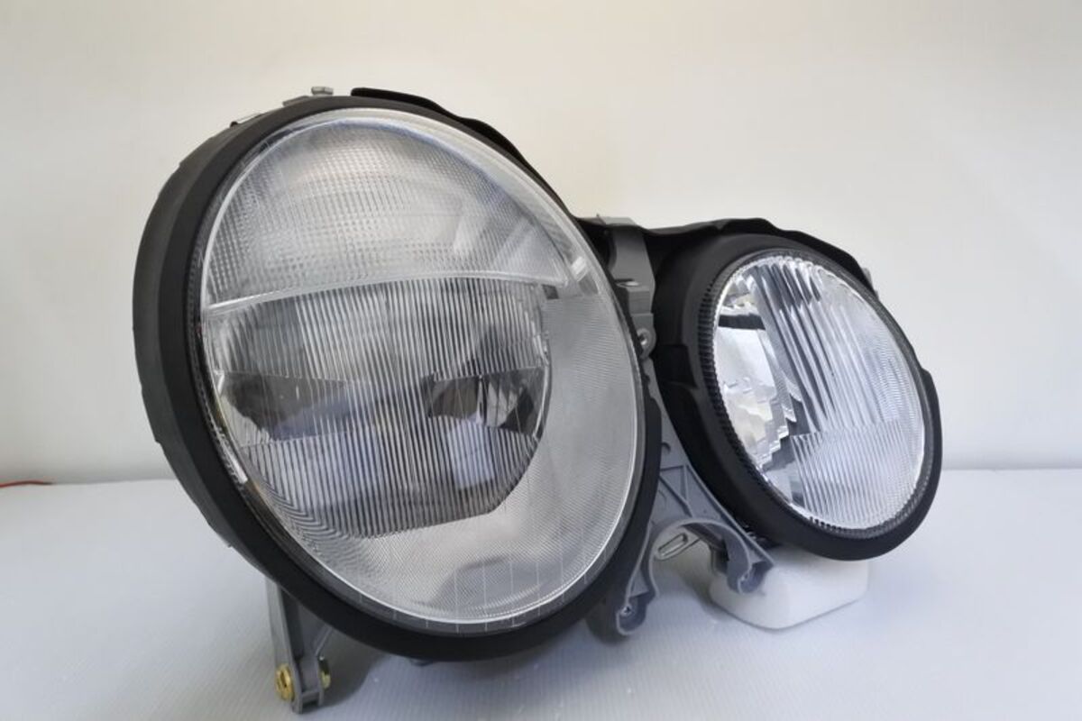 1999/10-2002/04 W210 原廠型霧面 大燈 適用原車HID版本 HID空件