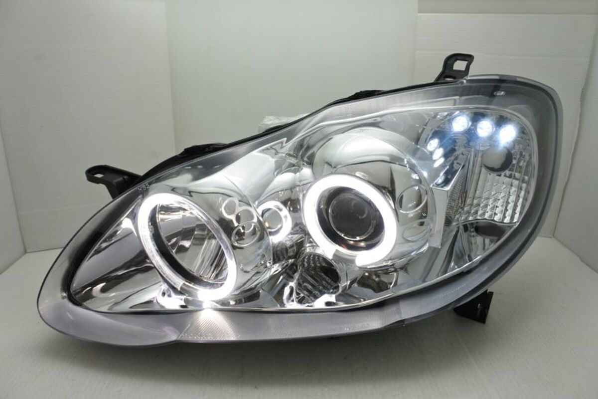2001-2007 ALTIS 3顆LED 晶鑽雙光圈魚眼 大燈