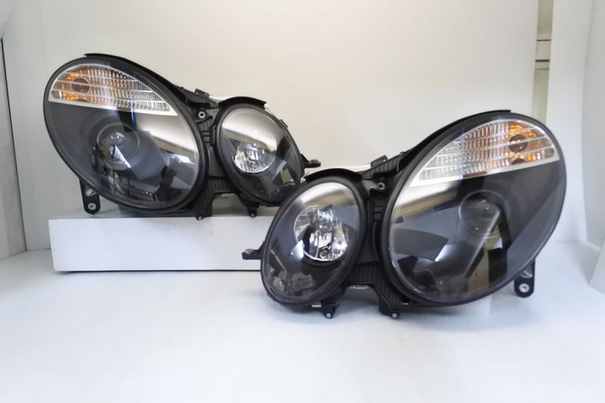 2002/04-2006/08 W211 E-CLASS 升級小改後 黑框魚眼 大燈 鹵素燈泡