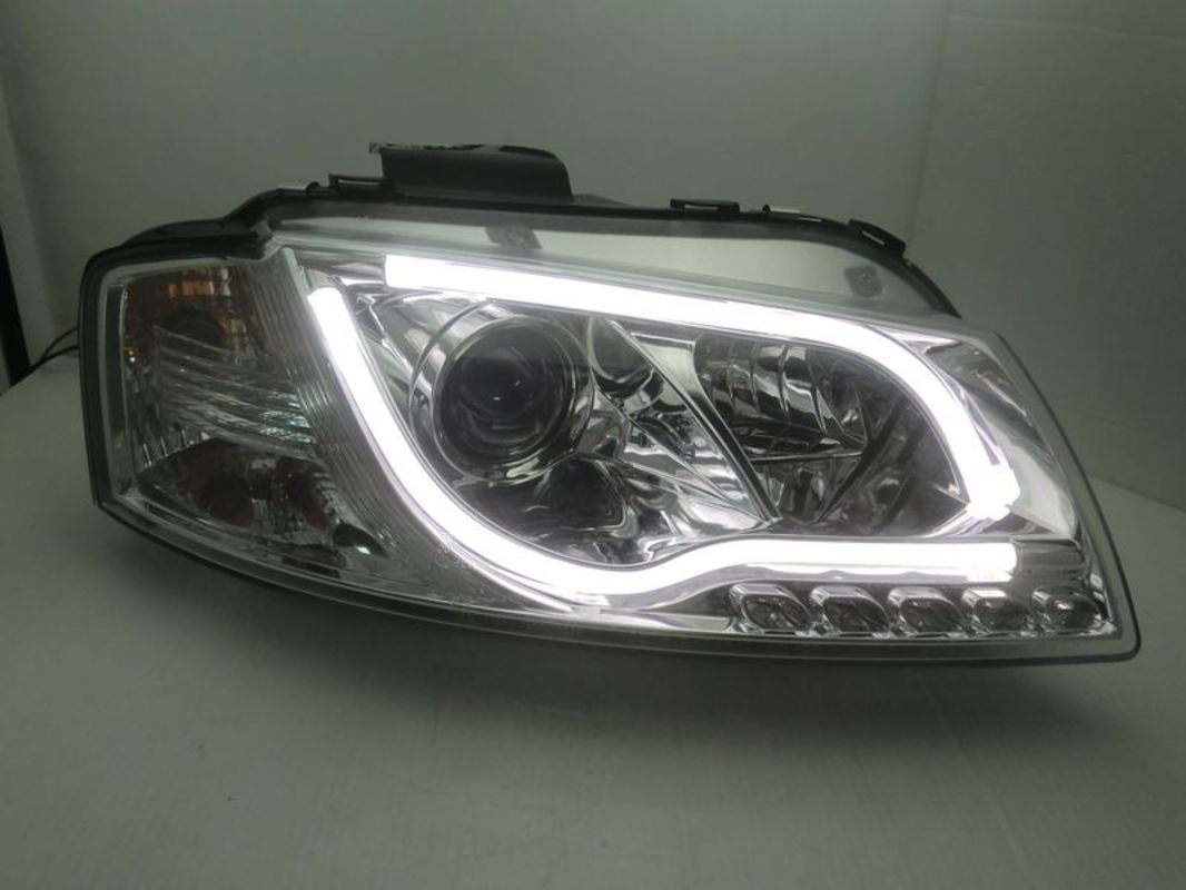 2005-2008 奧迪 A3 光條版 晶鑽魚眼R8 大燈