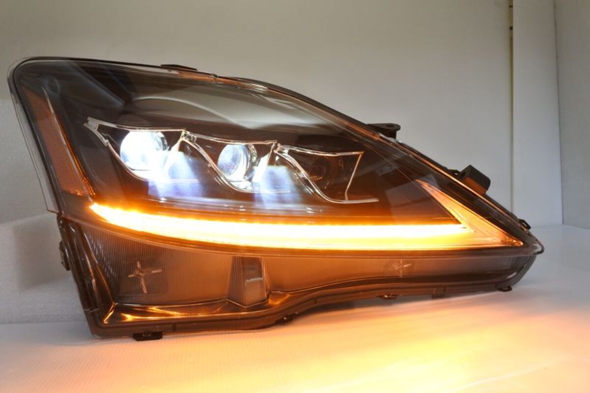 2005/11-2013 IS250 IS350 升級LEXUS款 黑框光條魚眼 大燈 內建LED 序列式方向燈