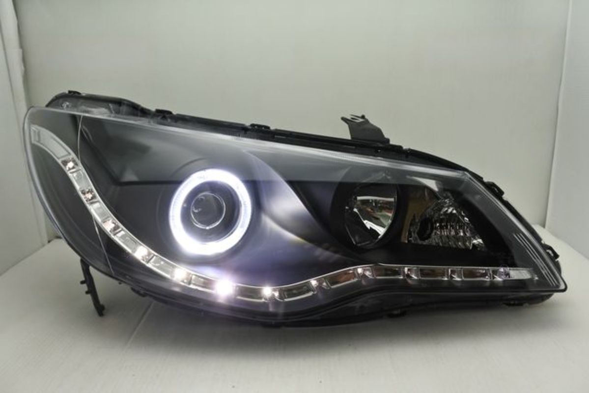 2006-2011 八代喜美 K12 R8黑框魚眼大燈 (停產)