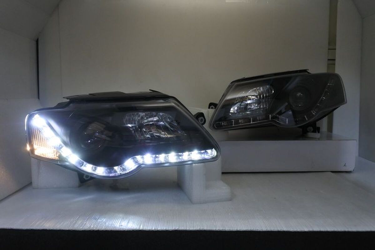 2005/09-2011/02 PASSAT R8 黑框魚眼 大燈 高低調整馬達功能