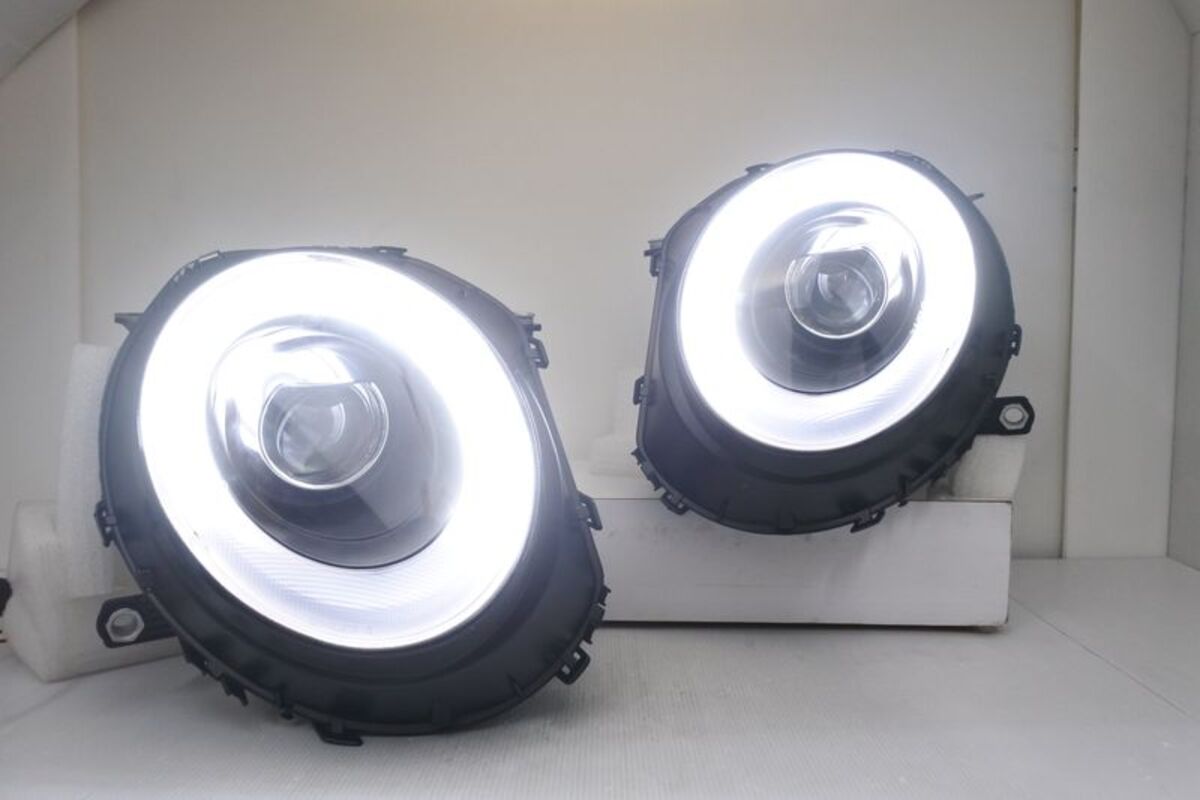 2006/11-2012 MINI COOPER R56 LED光柱黑框魚眼 大燈 鹵素版本