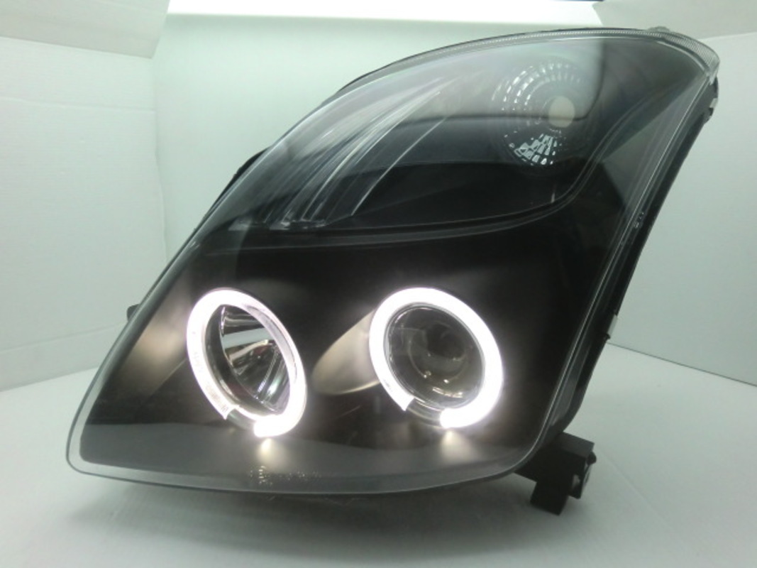 2005/09-2009 SWIFT 黑框雙光圈魚眼 大燈 鹵素燈泡