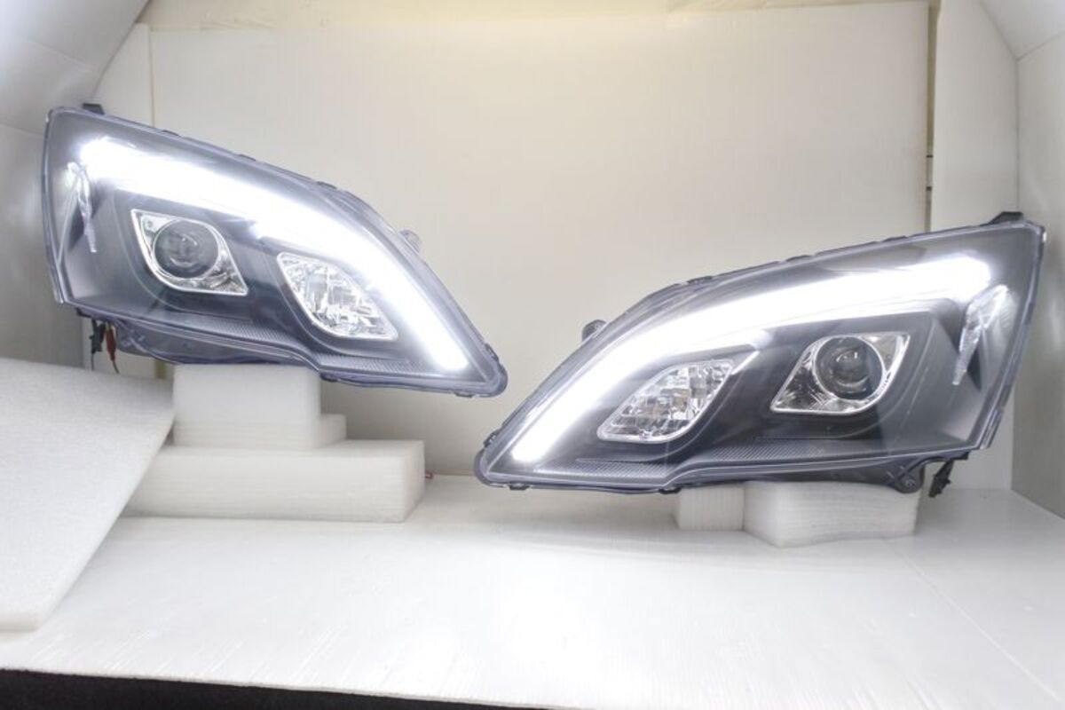2007-2012 CRV 光條黑框魚眼 大燈 鹵素燈泡