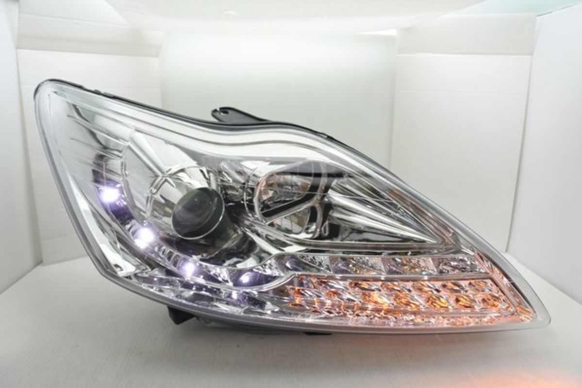 2008/12-2012/11 FOCUS MK2.5 R8晶鑽魚眼大燈 LED方向燈