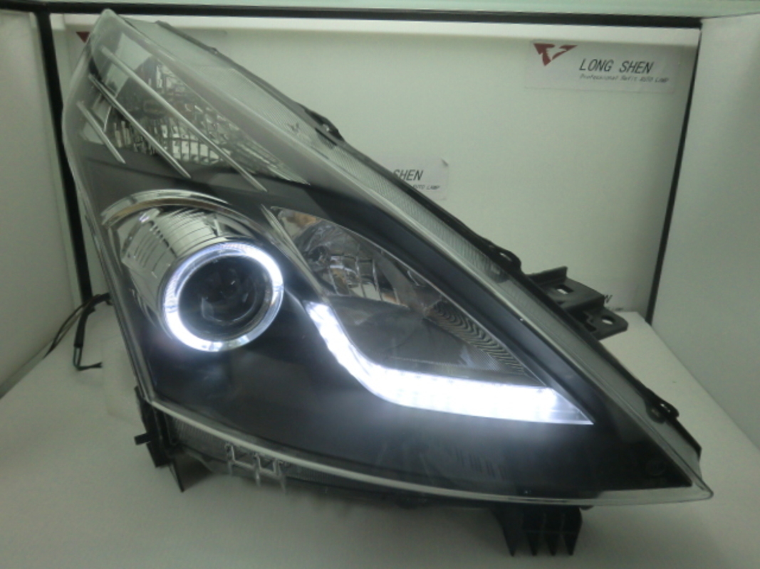 2009/05-2018 TEANA J32 LED光圈 黑框魚眼 大燈 鹵素燈泡 (缺貨)