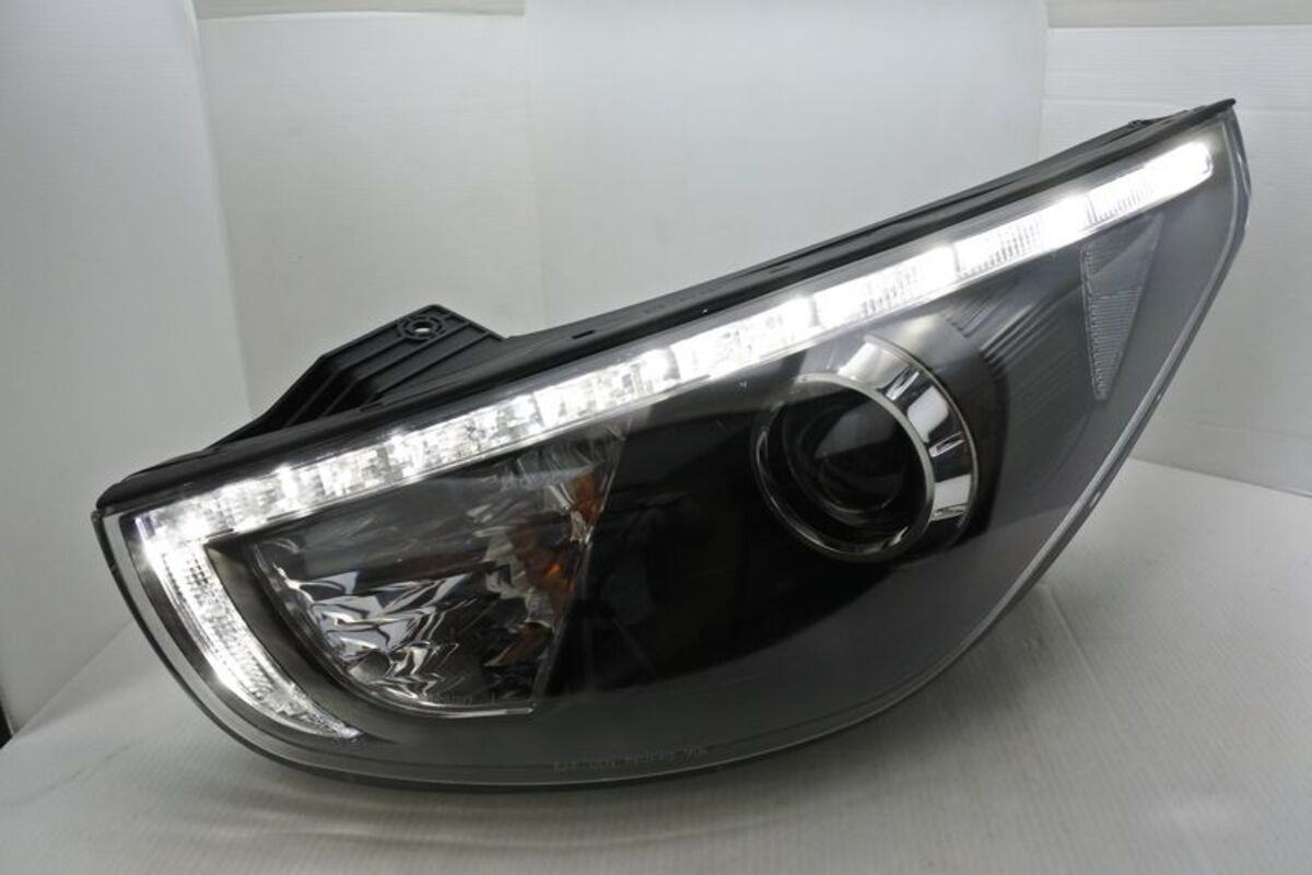 2010-2014/11 IX35 黑框魚眼 R8雙色 大燈 LED方向燈