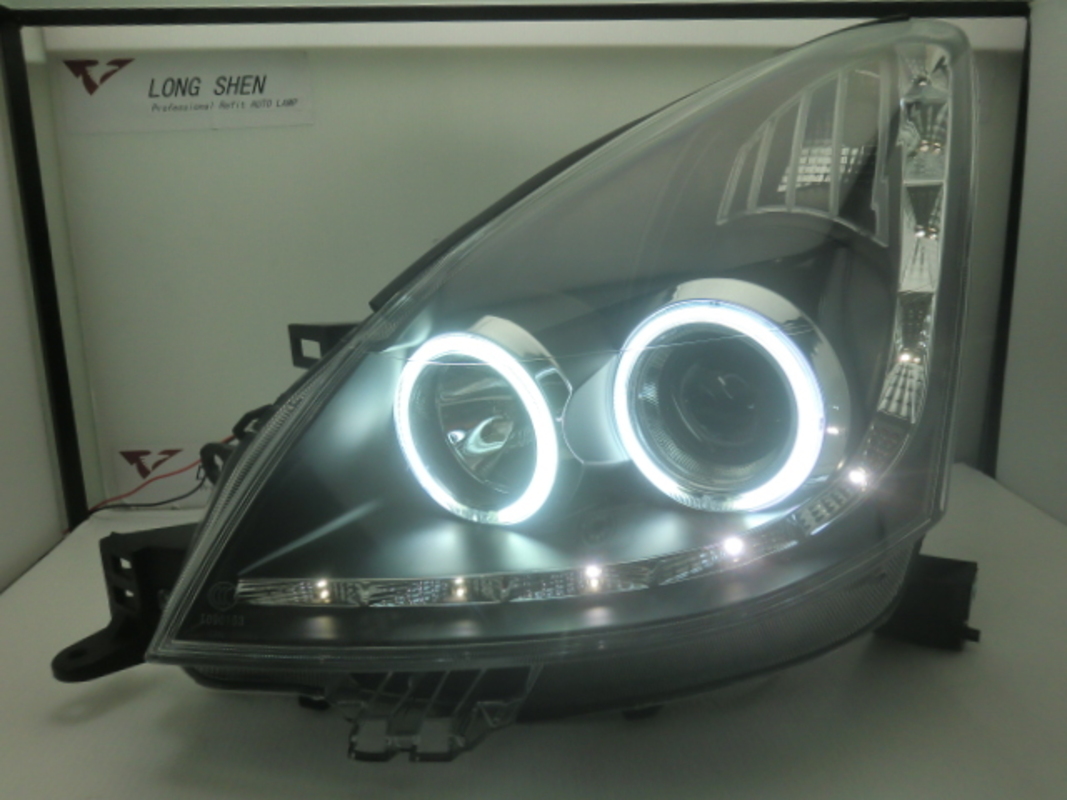 2010-2013 LIVINA L10 R8黑框光圈魚眼 大燈 (電動調整功能)(缺貨)