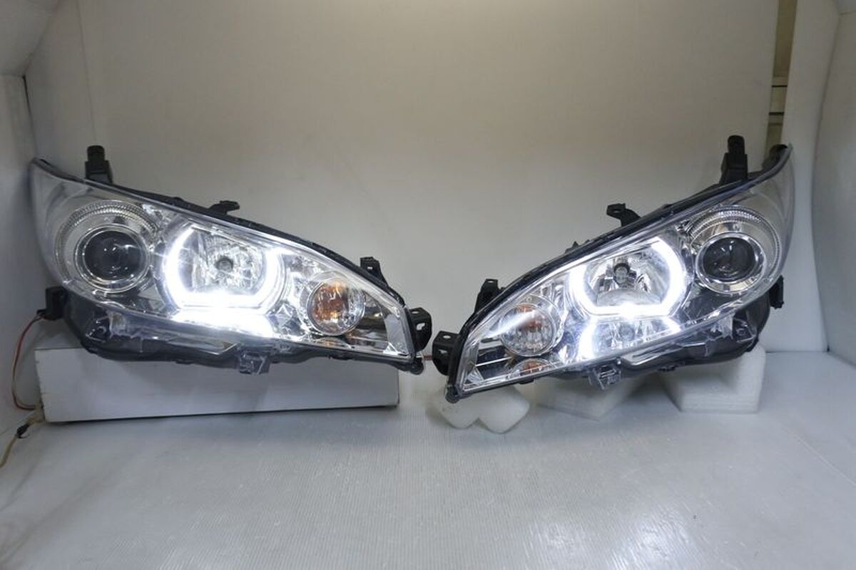 2009/11-2016/06 WISH LED U型 晶鑽魚眼 大燈 內建LED模組 可以合法變更行照