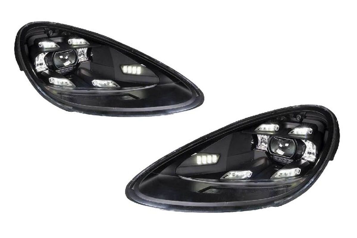 11-14 CAYENNE 958 全LED黑框魚眼大燈 可解自動轉向