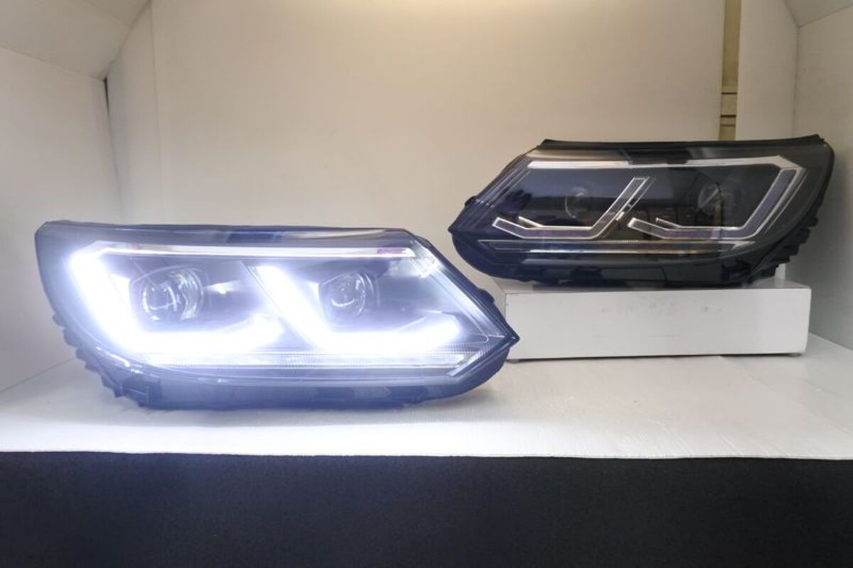 2011/09-2016/08 TIGUAN R20款 黑框魚眼 大燈 (內建LED.序列式方向燈)