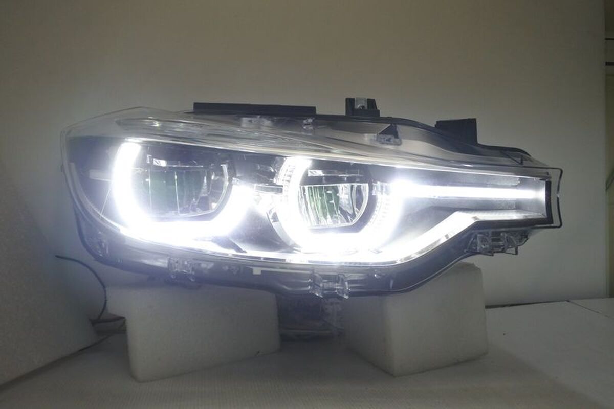 2012-2015/09 F30 F31 U型黑框LED魚眼 大燈 內建LED.可合法變更驗車 適用原車鹵素版本