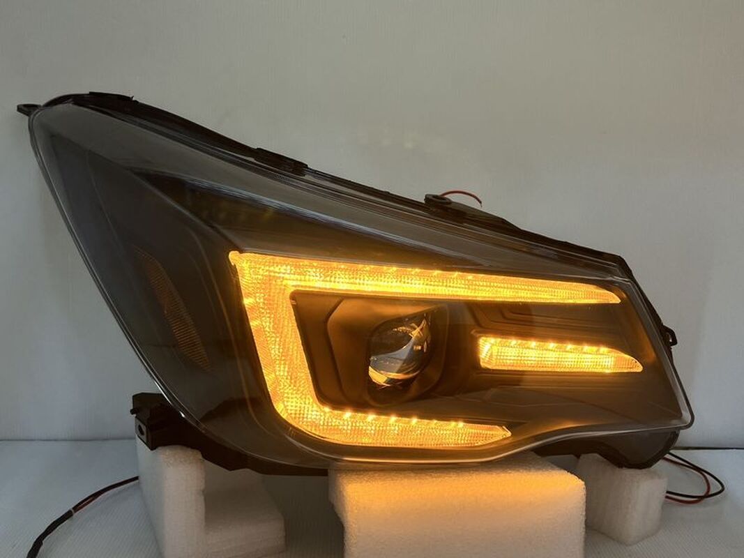 2013-2016 FORESTER 森林人 LED雙色光柱黑框魚眼 大燈 序列式方向燈 適用鹵素版本
