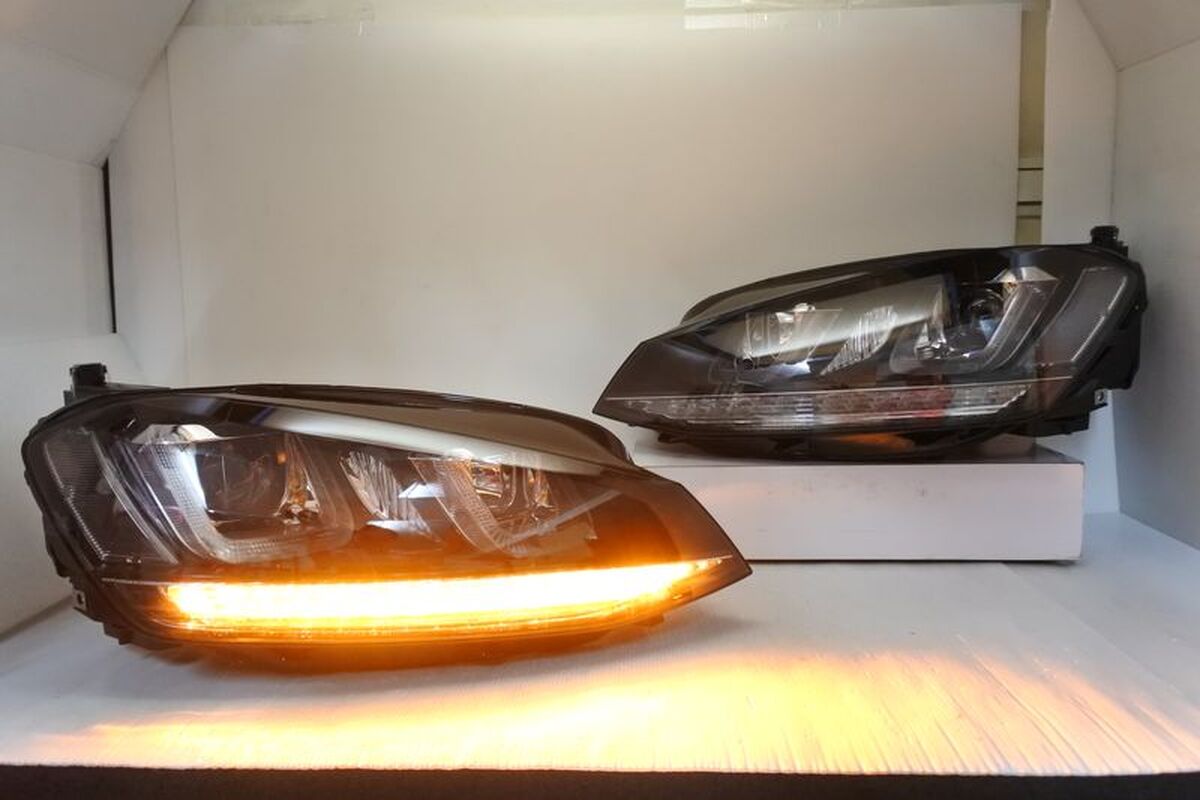 2013/07-2017/05 GOLF 7 U型升級GTI式樣 黑框魚眼大燈 黑線.序列式方向燈
