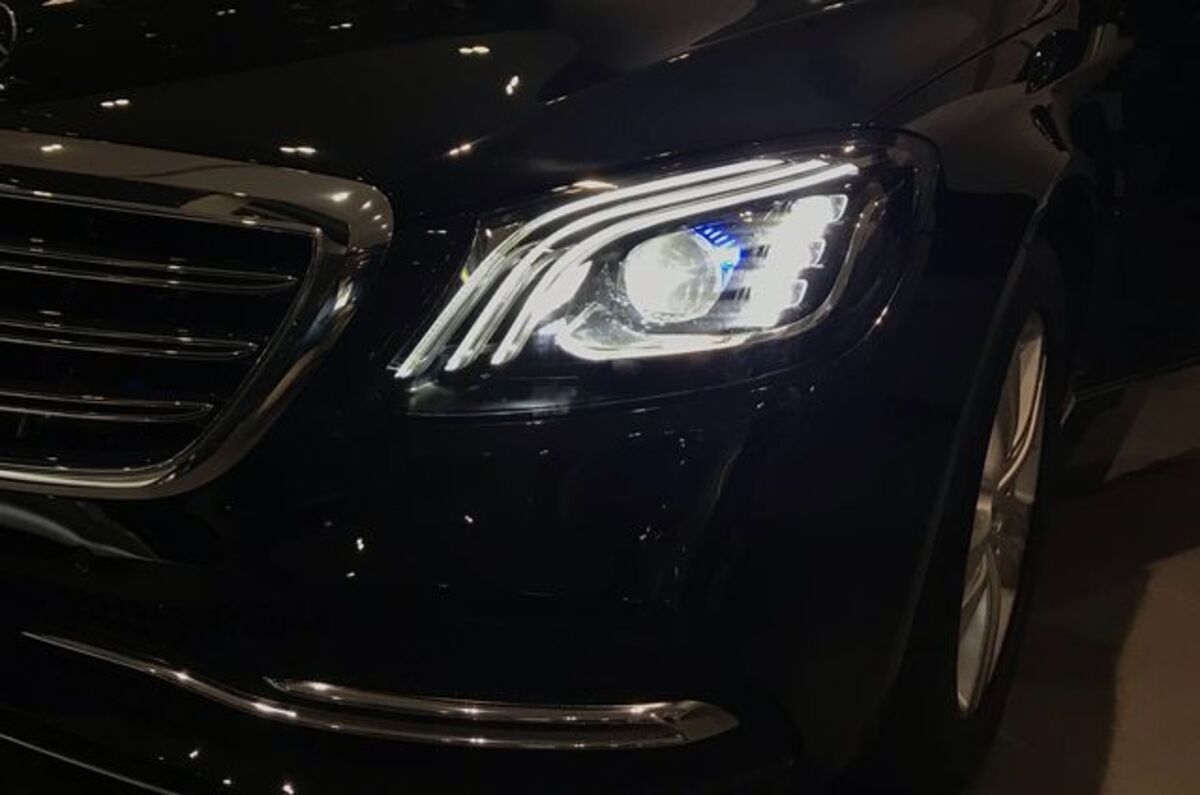 2013-2017 W222 S-CLASS 升級高階樣式 黑框魚眼大燈 內建LED模組