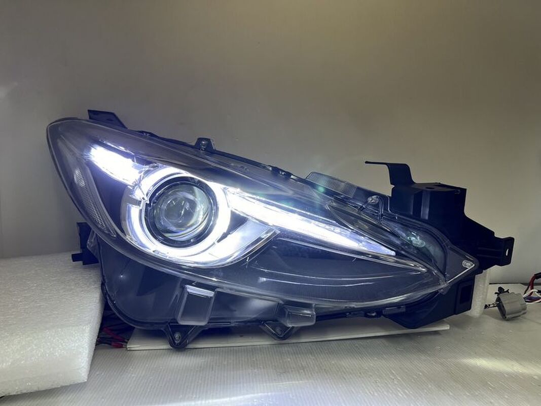 2015-2016/08 MAZDA 3 升級高配樣式黑框魚眼 大燈