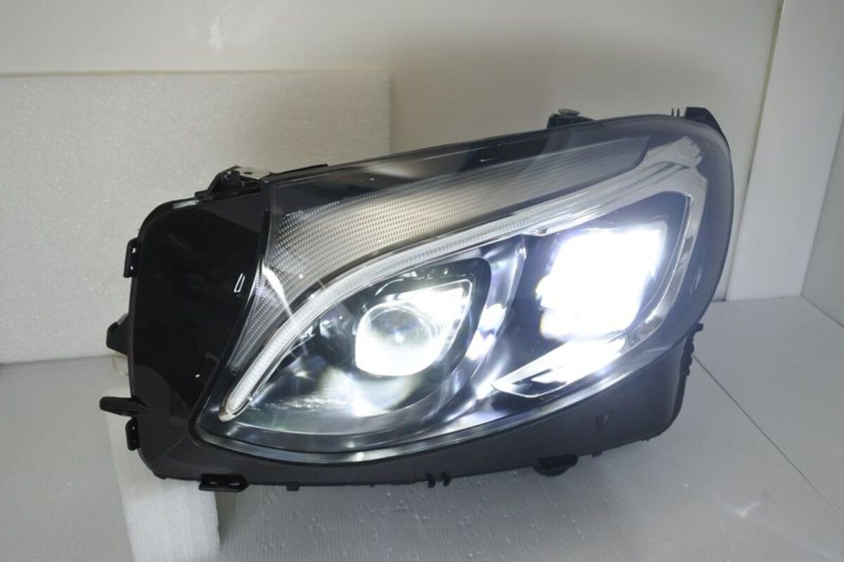 2015/10-2019/08 GLC W253 雙魚眼內建LED一抹藍方向燈LED 大燈 (適用美規鹵素)