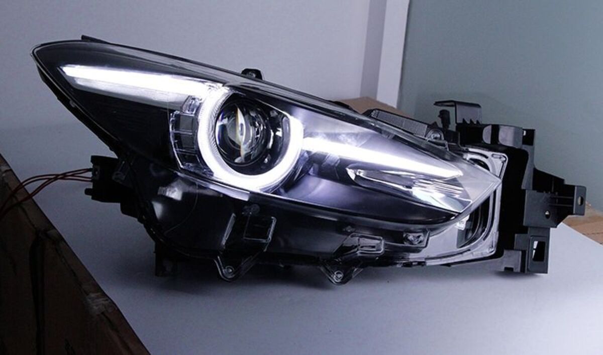 2016/09-2019/04 MAZDA 3 低階升級高階 黑框魚眼 大燈