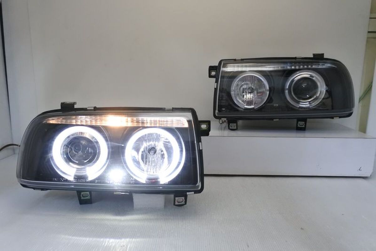 1993-1998 VENTO 雙光圈魚眼黑框 大燈