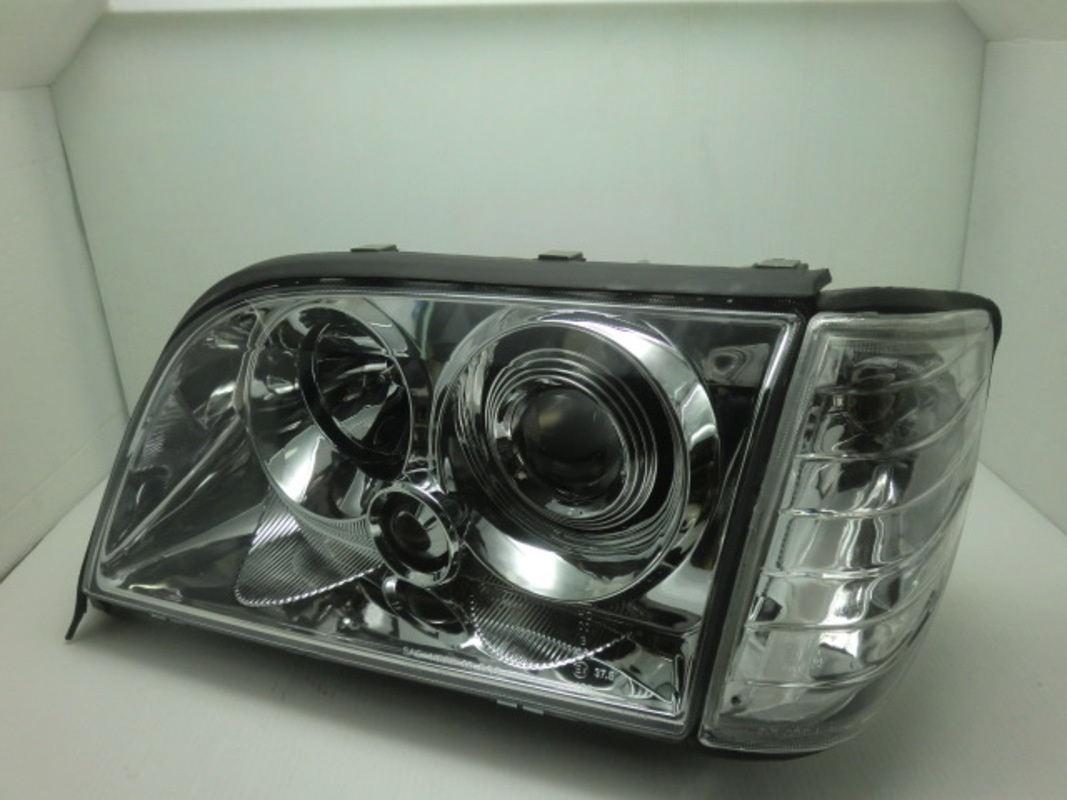 1992-1998 W140 S-CLASS 晶鑽魚眼 大燈+角燈 (缺貨)