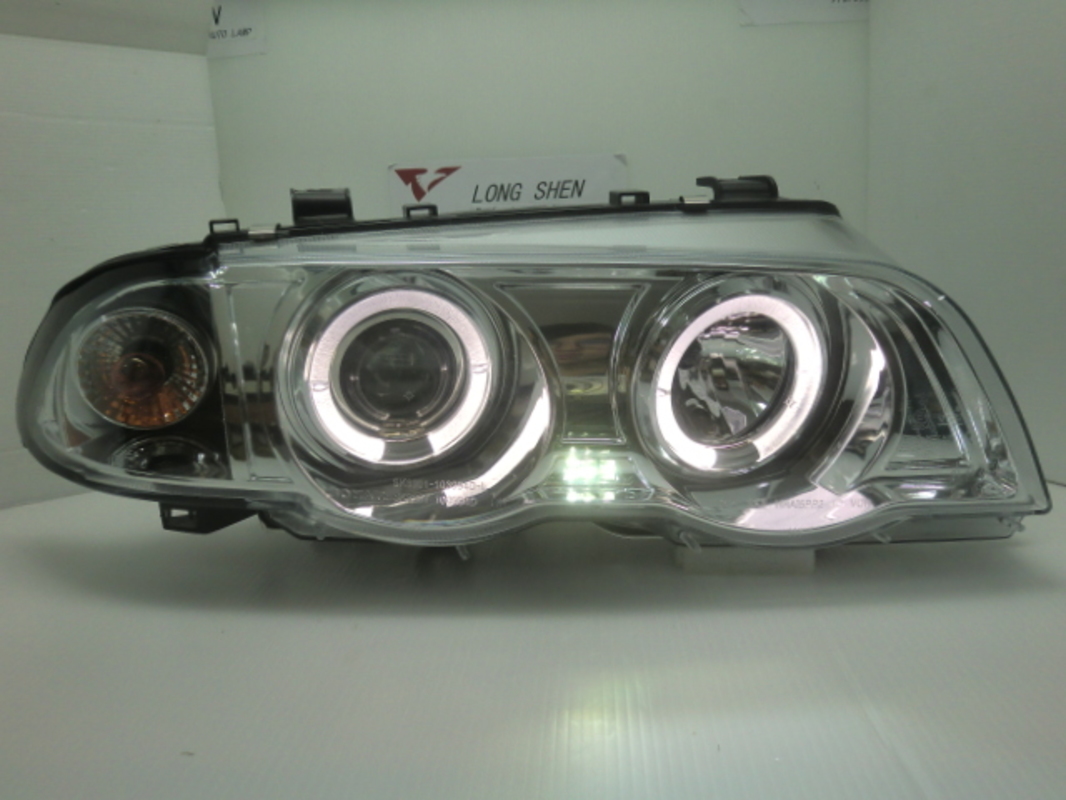 1998-2001 E46 4門 一體式 晶鑽雙光圈魚眼 大燈