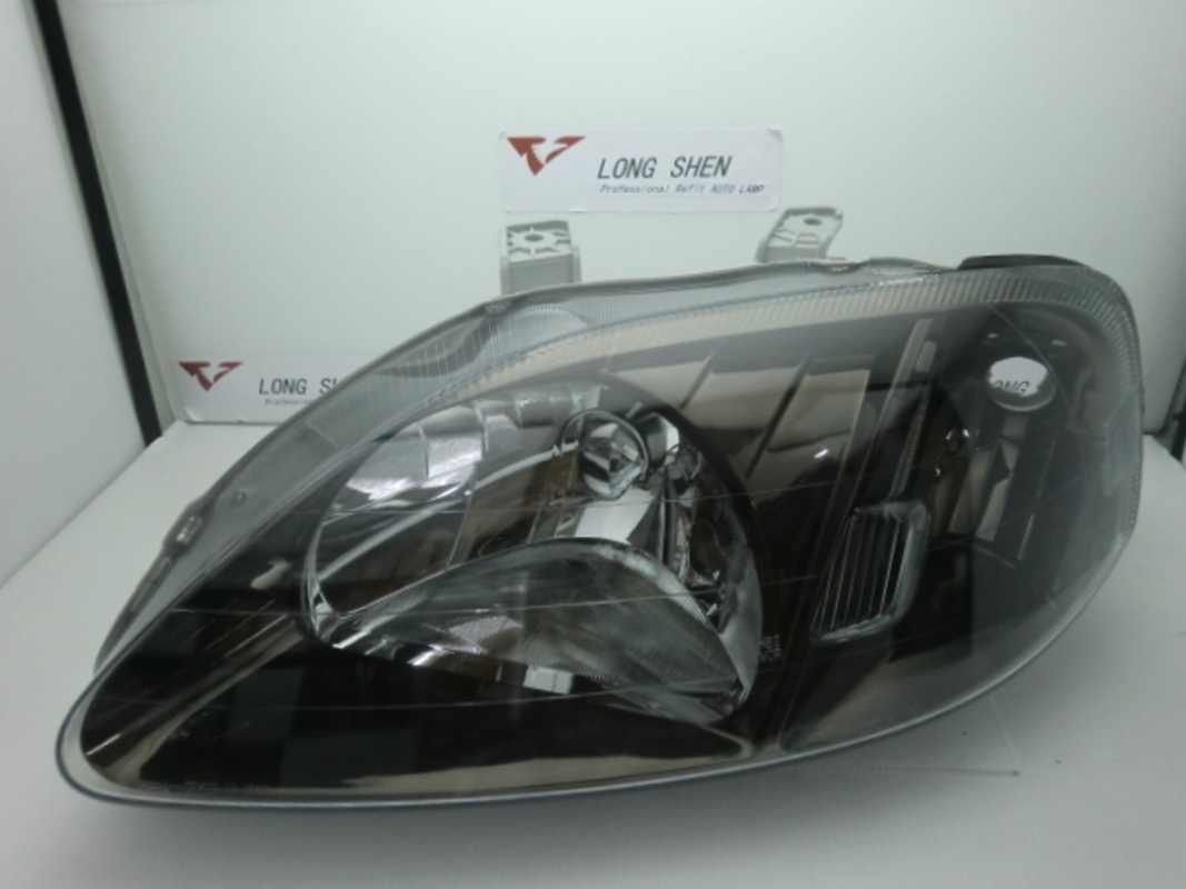 1999-2000 六代喜美 K8 JM 喜美鈦黑 大燈 (附小燈座.缺貨)
