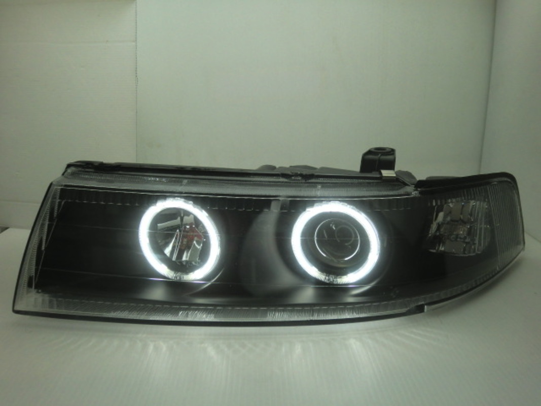 1998/12-2000/11 LANCER VIRAGE CCFL雙光圈黑框魚眼 大燈 (缺貨)