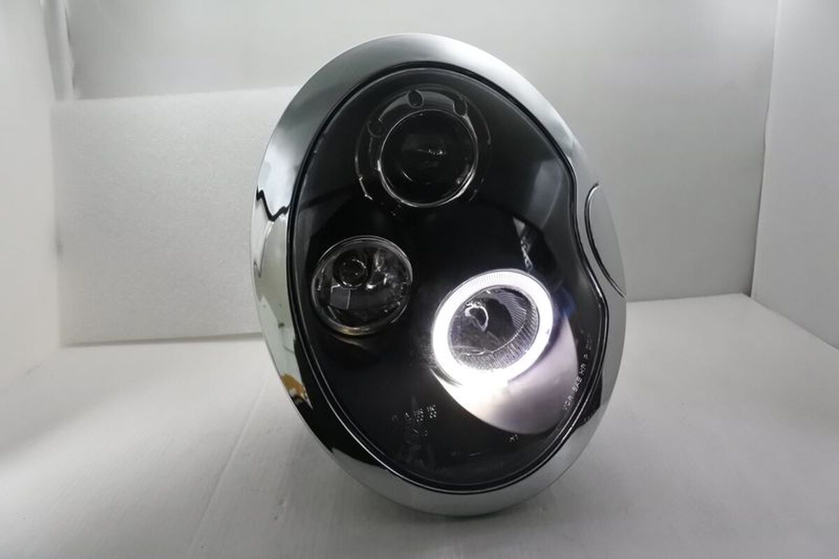 2001-2006 MIN COOPER R50 R52 R53 黑框光圈魚眼 大燈 鹵素版本