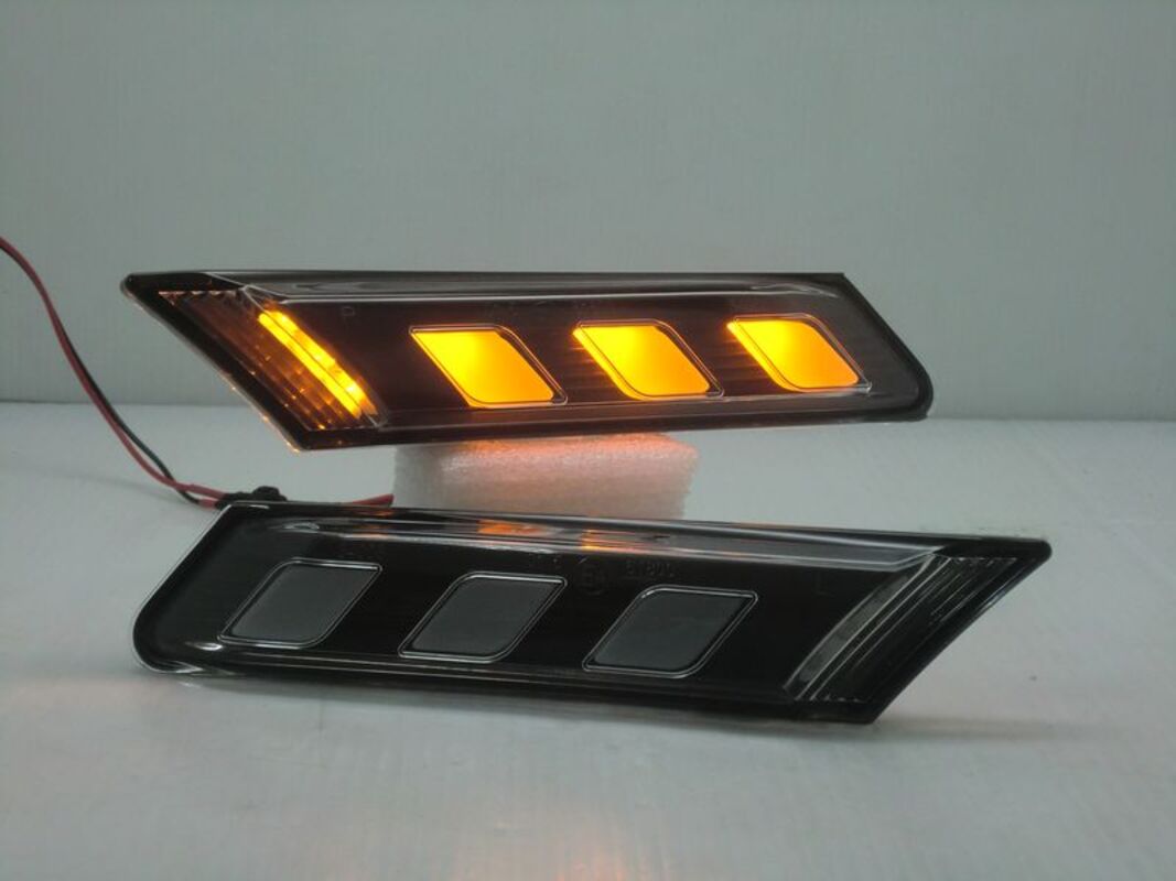 保時捷 PROSCHE 911 997 LED 方塊型 黑框 側燈