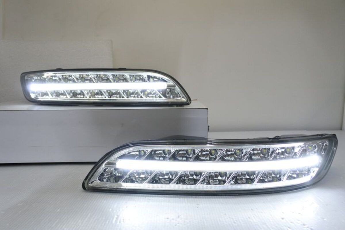 05-09 PORSCHE 997 911 LED雙色日行燈 流水方向燈