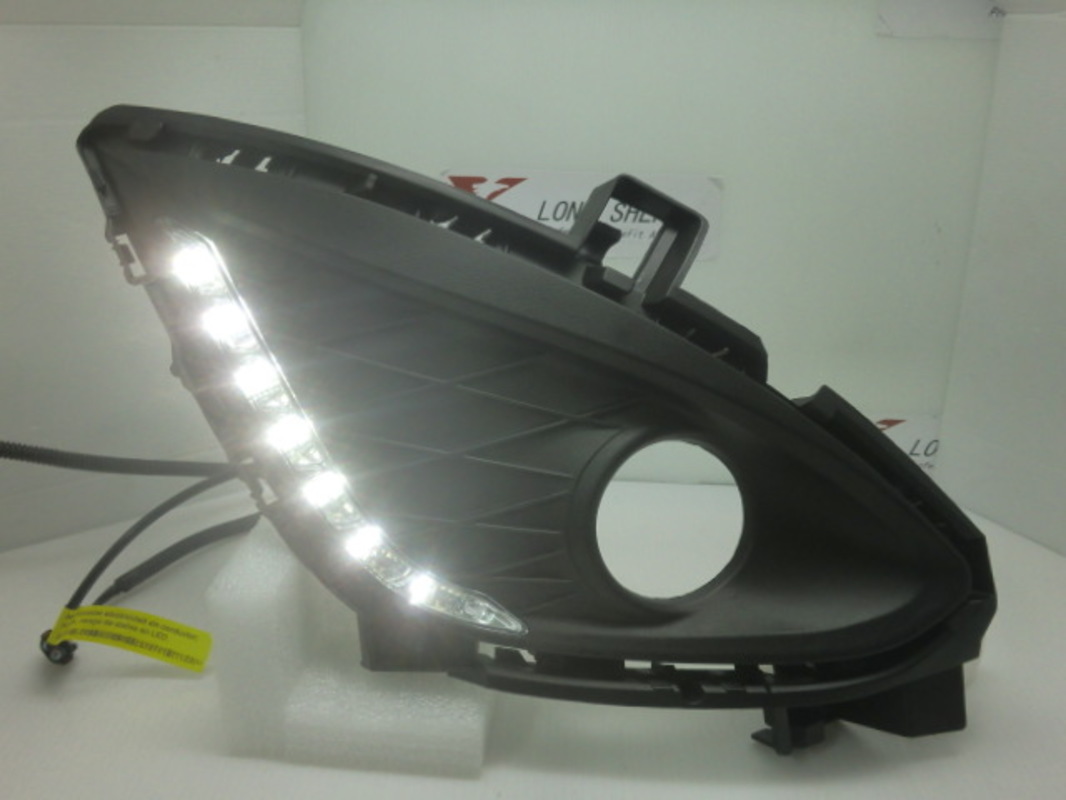 2011/12-2016 MAZDA 5 LED專用 日行燈 霧燈框 三段式 全亮 減滅 全暗