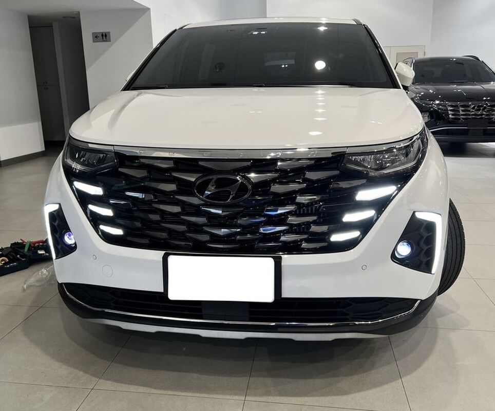 2022/11- CUSTIN 雙色光柱 日行燈 方向燈 + LED 白光魚眼霧燈