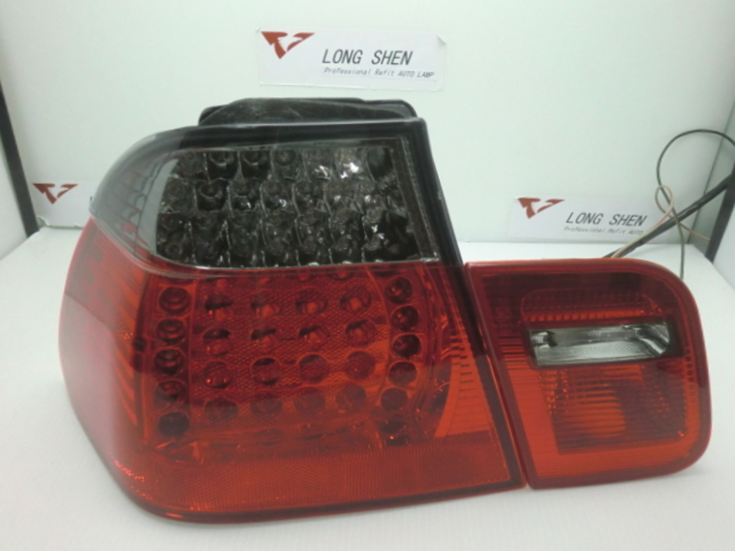 2002-2005 E46 4門 LED晶鑽紅黑 尾燈 LED方向燈 缺貨