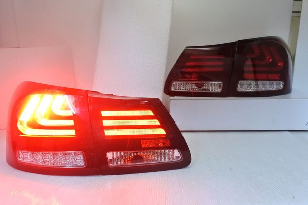2005/05-2012/02 GS350 LED紅白殼黑底光柱 尾燈 序列式方向燈
