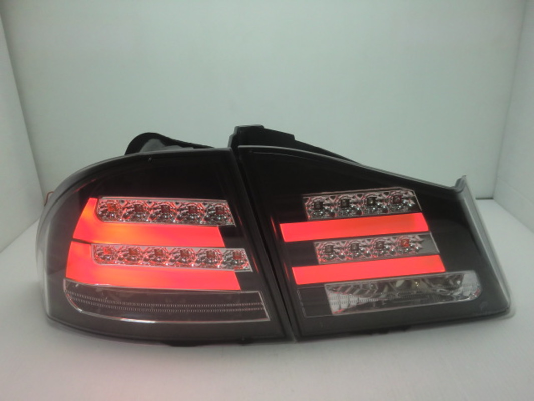 2006-2011 八代喜美 K12 LED光版 黑底透明殼 尾燈