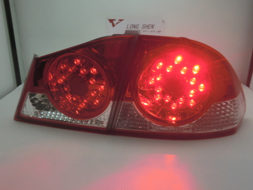 2006-2011 八代喜美 K12 LED蜂巢式晶鑽紅白 尾燈
