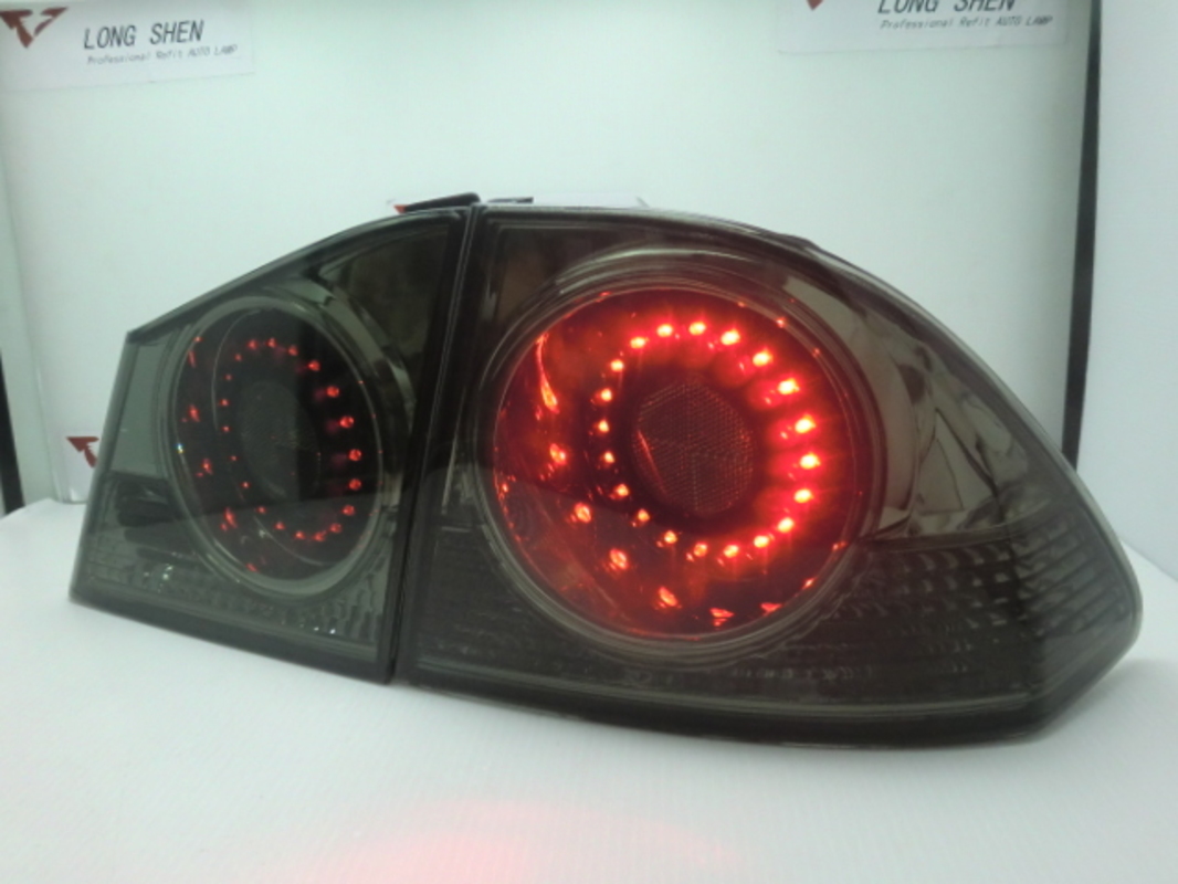 2006-2011 八代喜美 K12 LED紅心圓 薰黑尾燈