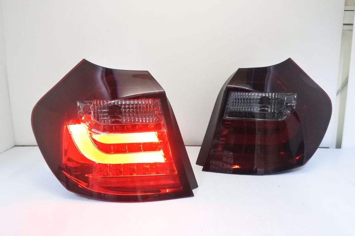2005/04-2010 1系列 E87 E81 LED光柱墨紅 尾燈 LED方向燈