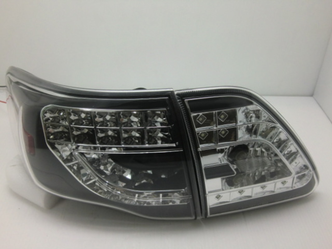2008-2010/06 ALTIS 10代 LED C型 黑底透明殼 尾燈 LED方向燈