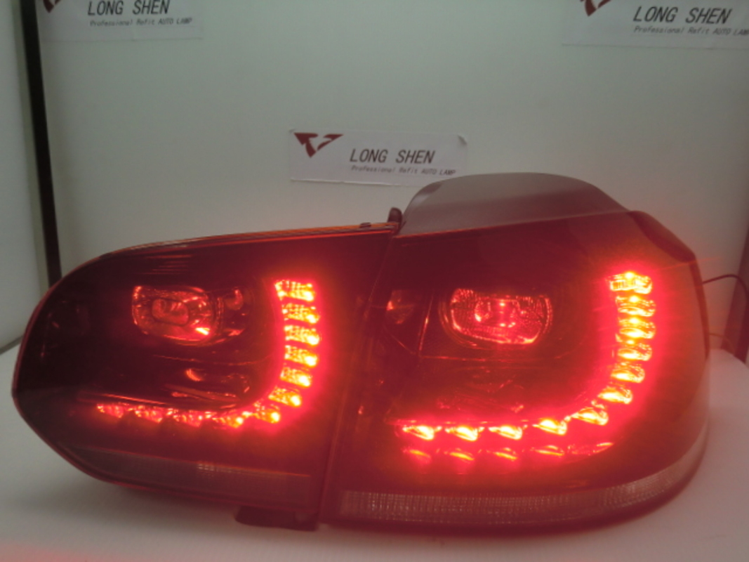 2009/08-2013/06 GOLF 6 升級GTI式樣 LED全紅 尾燈 (缺貨)
