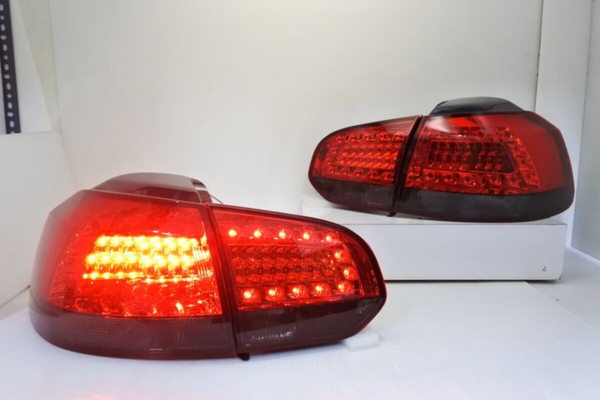 2009/08-2013/06 GOLF 6 LED紅黑 尾燈
