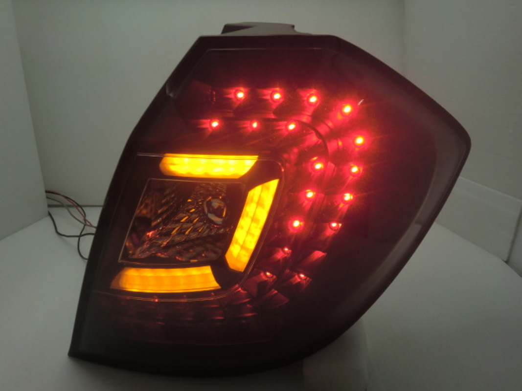 2008-2014/09 FIT LED C型 透明殼黑底 尾燈 (缺貨)