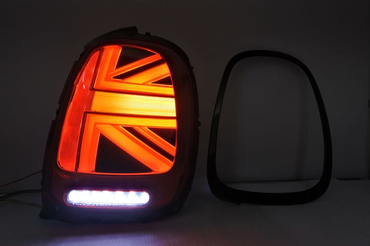 2014-2017 MINI COOPER F56 全LED 紅殼國旗款 尾燈 序列式方向燈