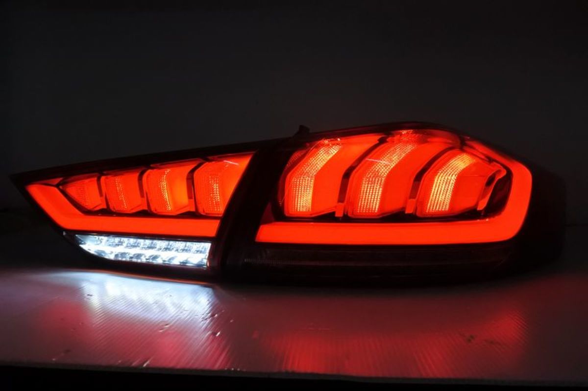 2017/03-2019/06 SUPER ELANTRA LED導光升級傑恩斯款 紅白 尾燈 序列式方向燈