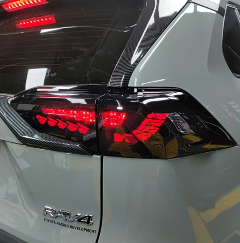 2019-2021 RAV4 5代 LED龍麟款 燻黑尾燈 序列式方向燈
