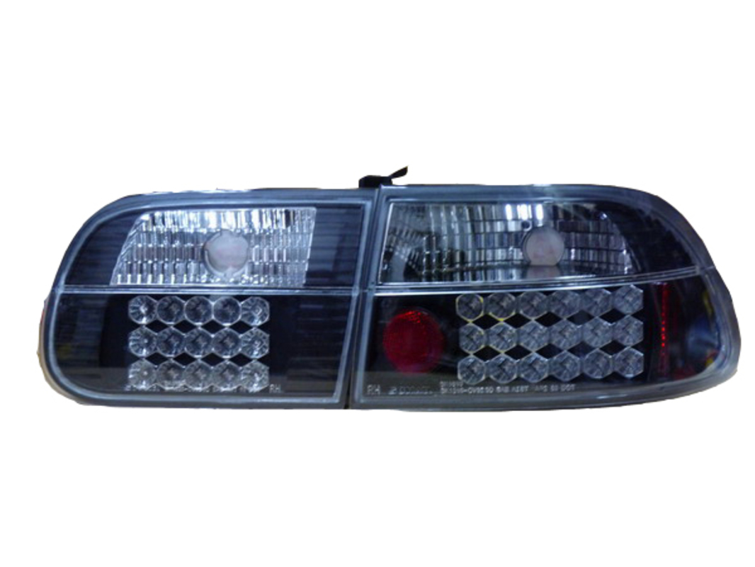 1992-1995 五代喜美 K6 3門 LED 黑底透明殼 尾燈