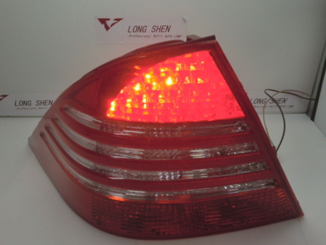 1998-2002/10 W220 S-CLASS 升級S350款式 LED晶鑽紅白 尾燈 (缺貨)