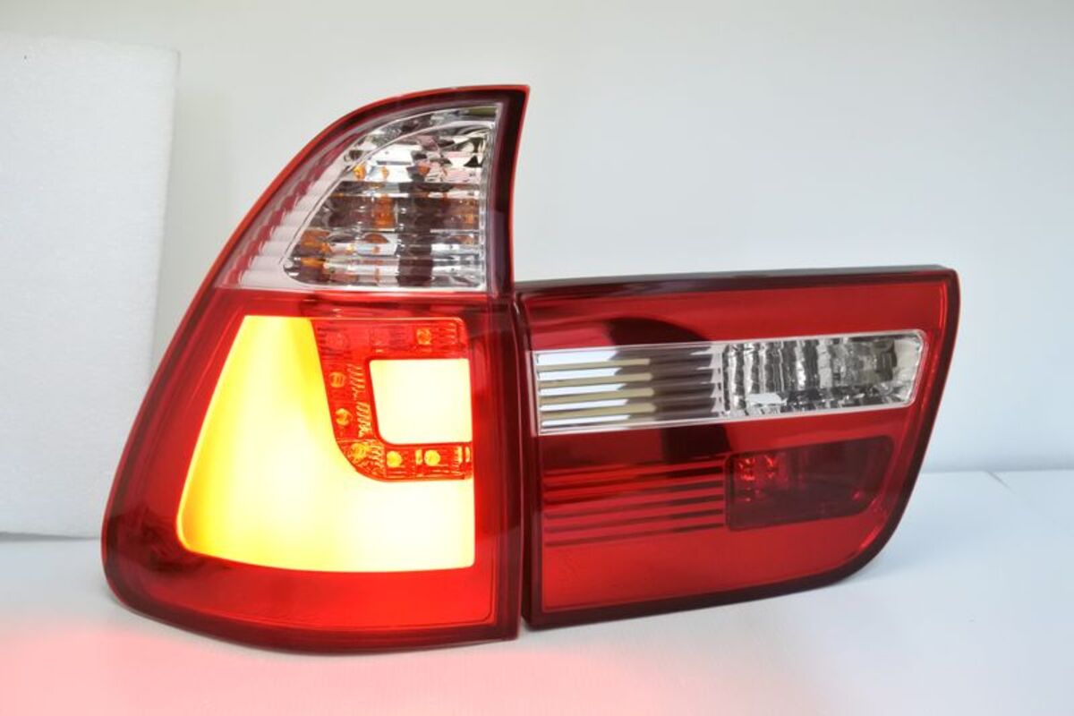 2001-2006 X5 E53 LED光柱 晶鑽紅白 尾燈